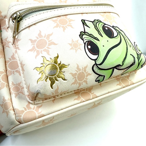 Loungefly Disney Tangled Pascal Sun Mini Backpack - Picture 8 of 10